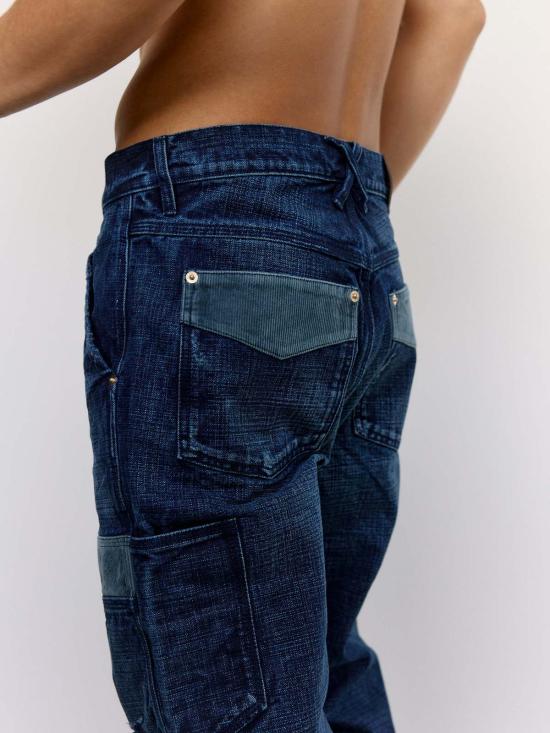  웨일즈보너 스트레이트 팬츠 웨일즈 보너 인디고 & 네이비 데님 시에라 팬츠 - WALES BONNER