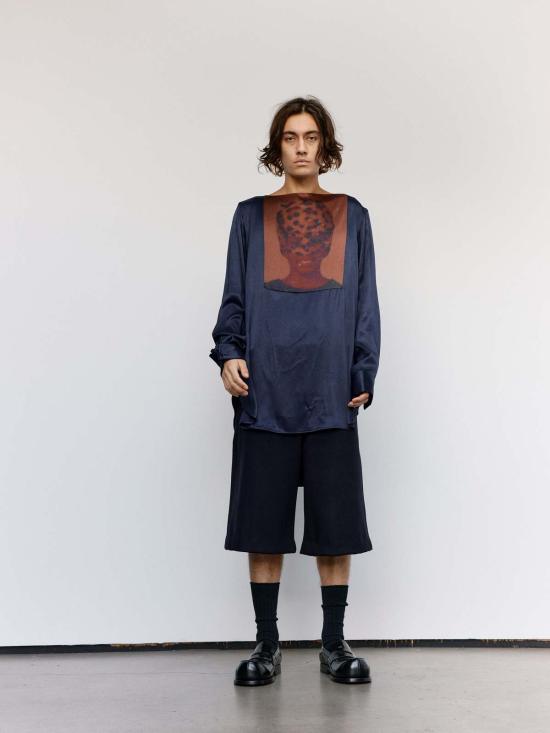  웨일즈보너 긴팔 티셔츠 웨일즈 보너 메리 셔츠 - WALES BONNER