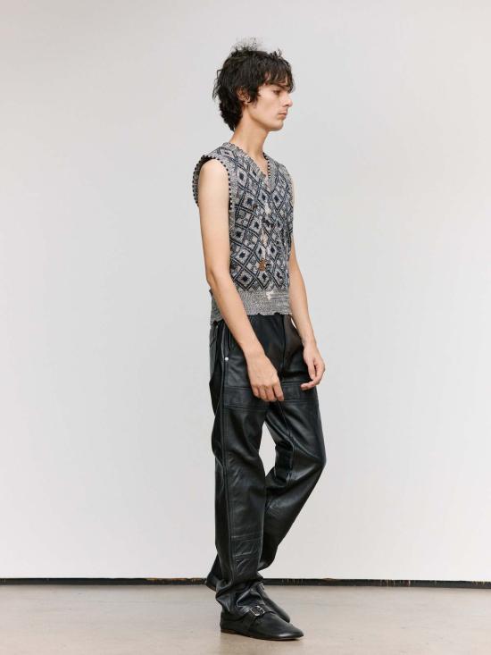  웨일즈보너 베스트 웨일즈 보너 시블링 니트 조끼 - WALES BONNER