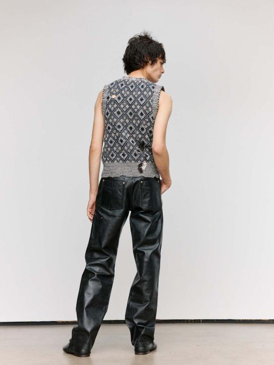  웨일즈보너 베스트 웨일즈 보너 시블링 니트 조끼 - WALES BONNER