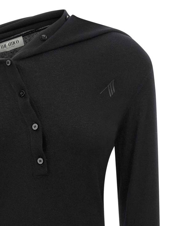  디 아티코 미디 스커트 251WCA00442100 Black - THE ATTICO