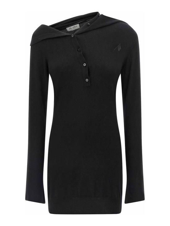  디 아티코 미디 스커트 251WCA00442100 Black