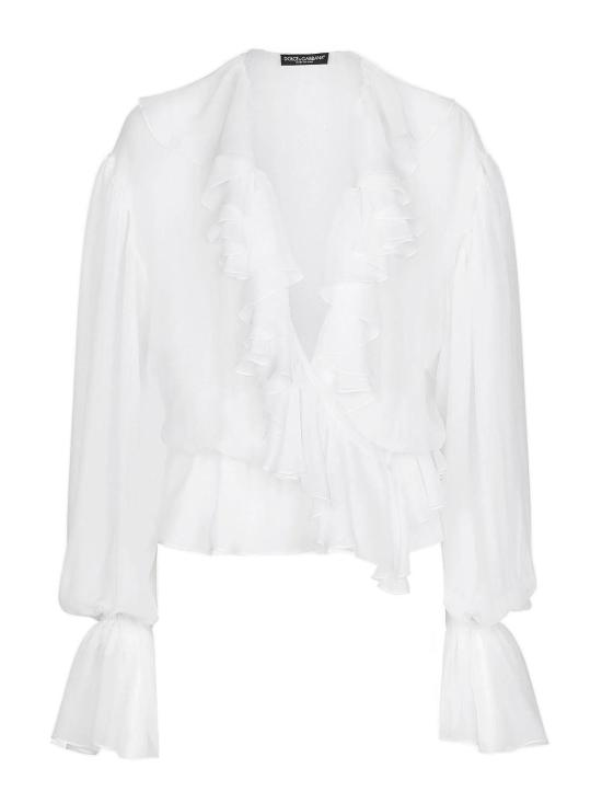 25FW 돌체앤가바나 블라우스 F79FGTFU1ATW0800W0800 White