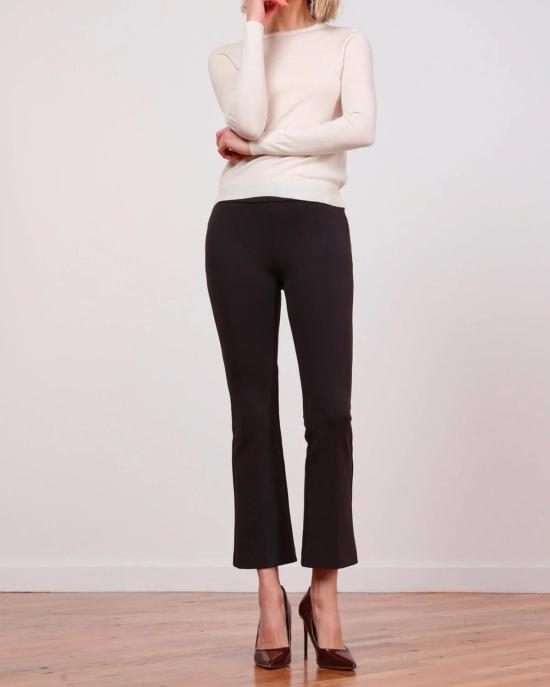  에비뉴 몽테뉴 크롭 팬츠 애비뉴 몽테뉴 레오 프리덤 스트레치 팬츠 브라운