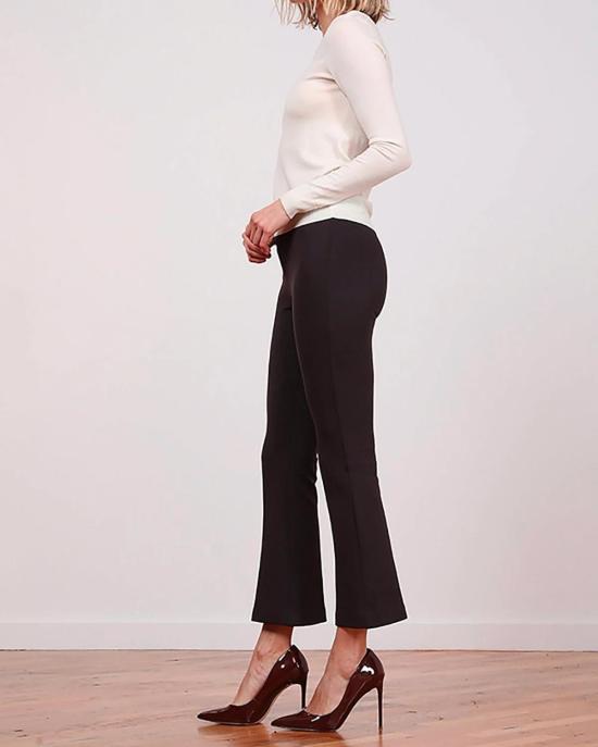  에비뉴 몽테뉴 크롭 팬츠 애비뉴 몽테뉴 레오 프리덤 스트레치 팬츠 브라운 - AVENUE MONTAIGNE