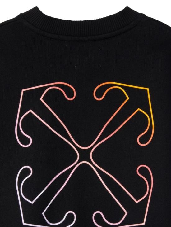  [키즈] 오프화이트 풀오버 OGBA001K S24FLE0011084 BLACK - OFF WHITE