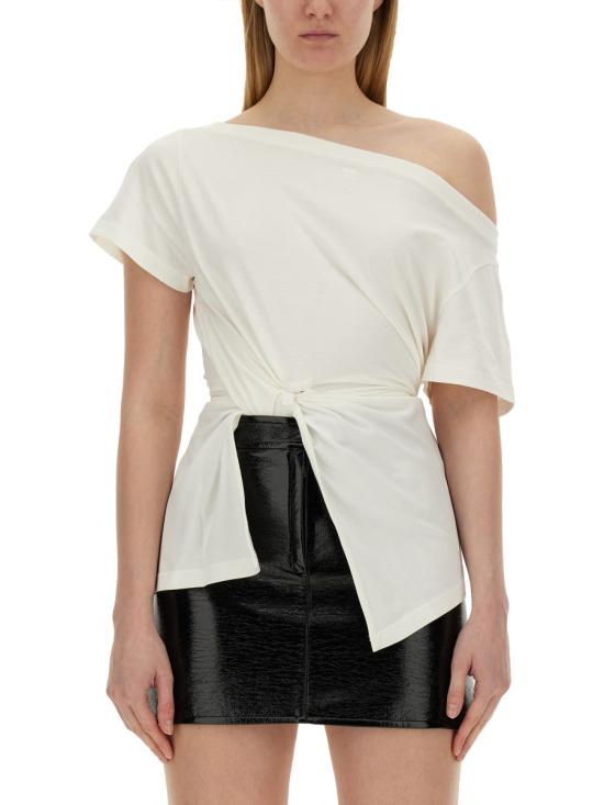 25SS 쿠레쥬 반팔 티셔츠 224JBD094J S01070001 WHITE