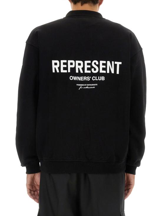  리프레젠트 폴로 티셔츠 OCM41117 001 BLACK - REPRESENT