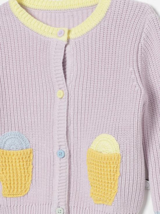 25FW [키즈] 스텔라 맥카트니 풀오버 TW9030Z1876 545 Violet - STELLA MCCARTNEY