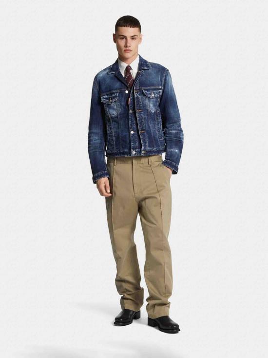 25FW 디스퀘어드2 데님 자켓 S71AN0624 470 DENIM BLUE - DSQUARED2