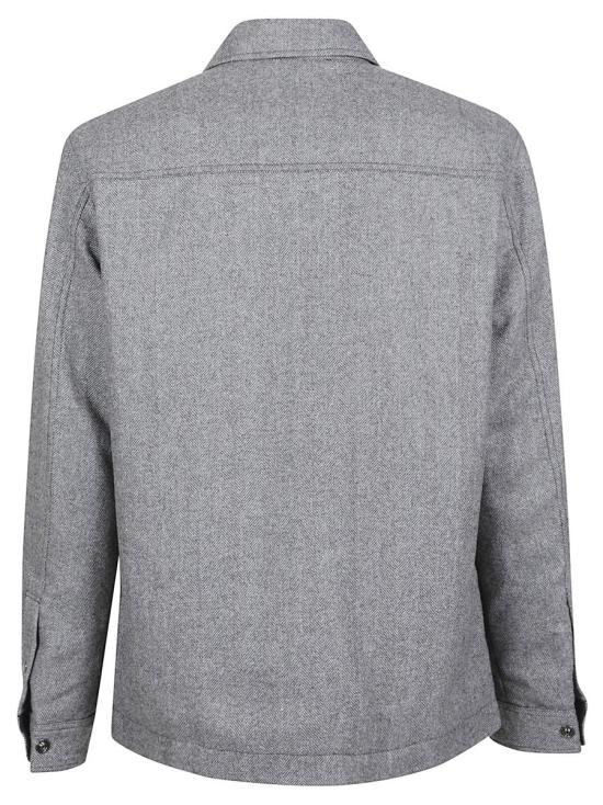 25FW 울리치 알라스칸 리사이클 이탈리안 울 블랜드 오버셔츠 CFWOOS2018MR UT3046 GREY - WOOLRICH