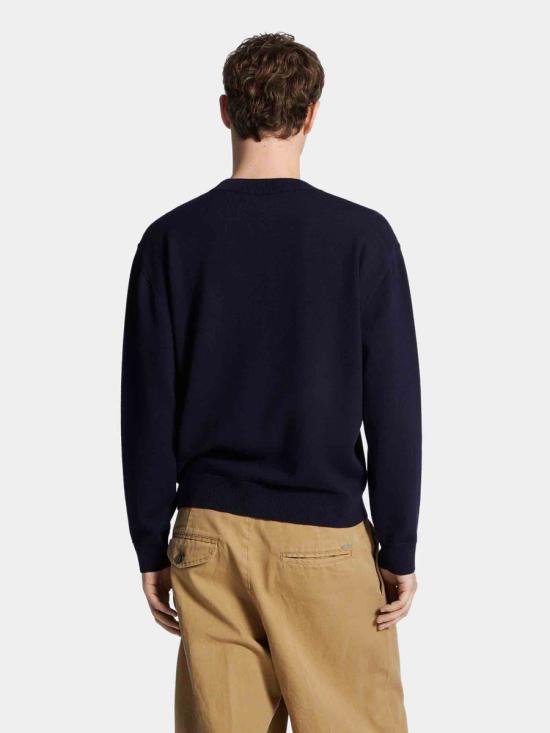 25FW 디스퀘어드2 스웨터 S74HA1552D13142 477 DARK DENIM BLUE - DSQUARED2