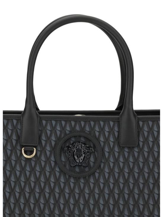 25FW 베르사체 토트백 10047411A16242 1B09V Black - VERSACE