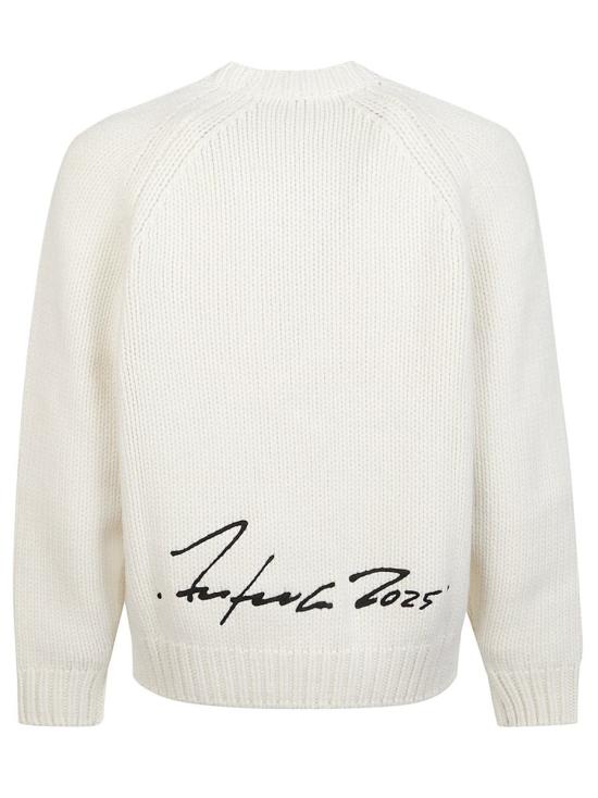 25FW 겐조 스웨터 FF65PU7573CT WHITE - KENZO