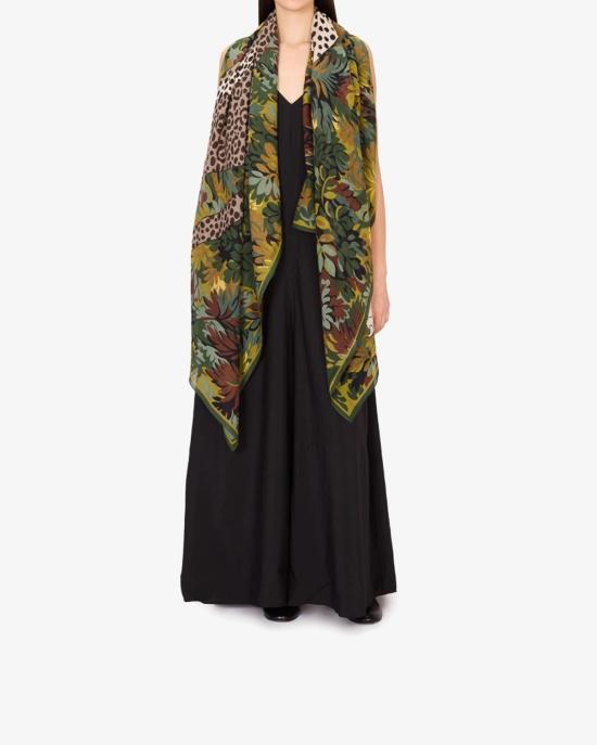 25SS 이누이 에디션 머플러/스카프 ET211MI20 kaki MULTICOLOR - INOUI EDITION