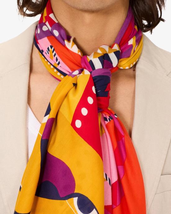 25SS 이누이 에디션 머플러/스카프 ET211RO63 flamboyant MULTICOLOR - INOUI EDITION