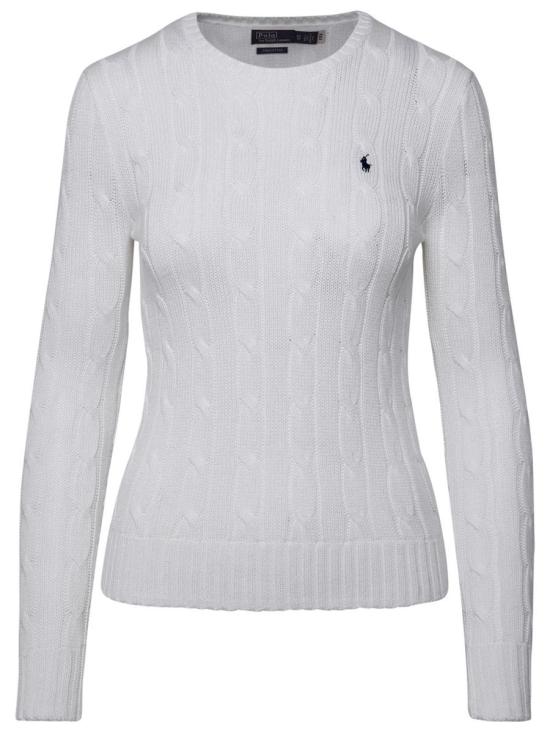 25FW 폴로 랄프로렌 스웨터 211891640001 WHITE