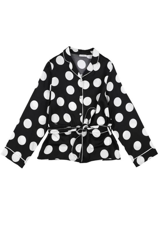  돌체앤가바나 블라우스 F5I89TFSAX6HNLDW Black