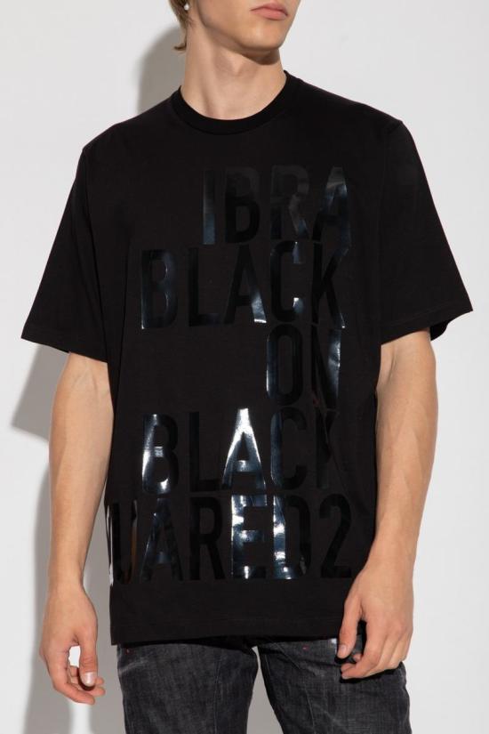  디스퀘어드2 반팔 티셔츠 S78GD0061 S23009 900 Black - DSQUARED2