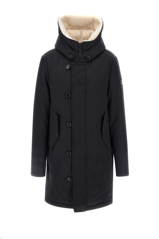 24FW 페트레이 롱패딩 KASA TV 02 ECOFUR Black