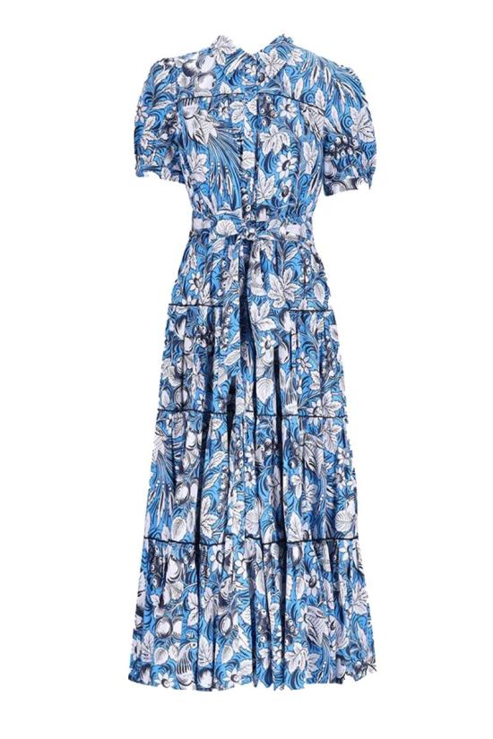  다이앤 본 퍼스텐버그 롱 원피스 DVFDS1S003BPRDI MULTICOLOR