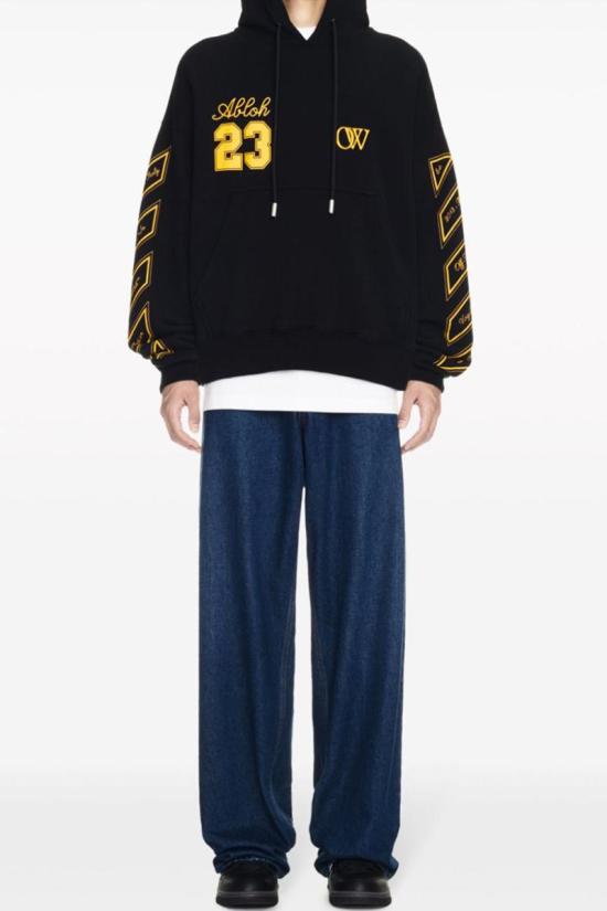  오프화이트 스웨터 OMBB085S24FLE0121022 Black - OFF WHITE