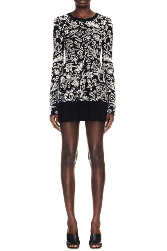  오프화이트 원피스 OWHI118S24KNI0011001 Black - OFF WHITE