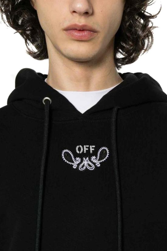  오프화이트 스웨터 OMBB085S24FLE0031001 Black - OFF WHITE