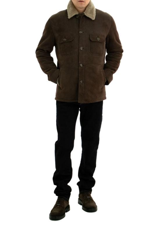 24FW 발바 무톤 CAMICIA SHE 38900 004 BROWN - BARBA