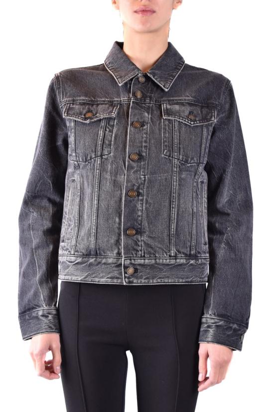  생로랑 데님 자켓 505820 YD805 1098 Navy - SAINT LAURENT