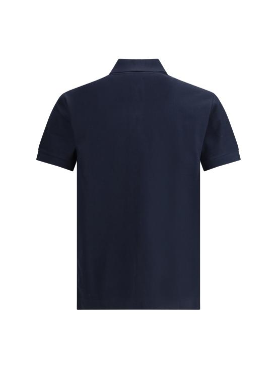 25FW 버버리 메탈 EKD 코튼 폴로 셔츠 8116182 A1222 BLUE - BURBERRY