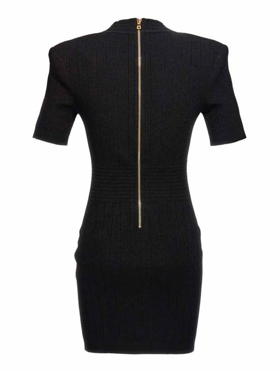 25FW 발망 숏 원피스 EF1R6045KB070PA Black - BALMAIN