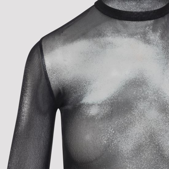 25FW 장 폴 고티에 긴팔 티셔츠 2504WTO366M010P0091 0091 BLACK SILVER - JEAN PAUL GAULTIER