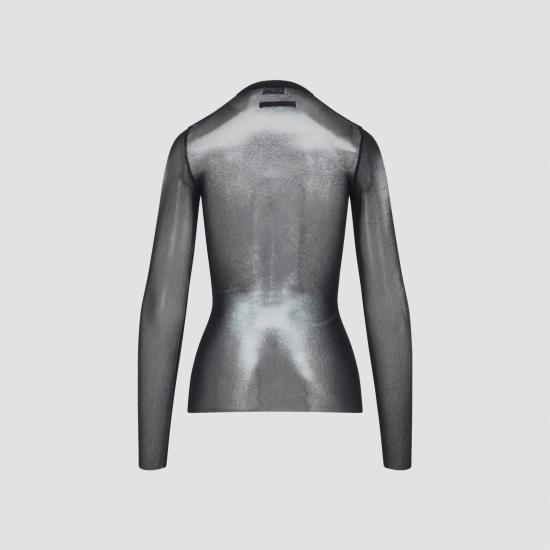 25FW 장 폴 고티에 긴팔 티셔츠 2504WTO366M010P0091 0091 BLACK SILVER - JEAN PAUL GAULTIER