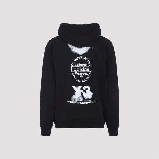 25FW 와이쓰리 후드 티셔츠 JX4748 BLACK - Y-3