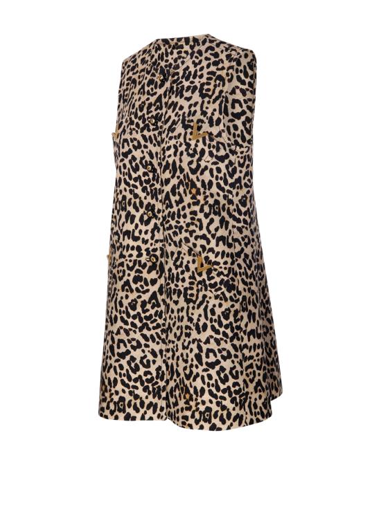 25FW 발렌티노 가라바니 숏 원피스 7B3CF7T09F9 AN2 ANIMALIER - VALENTINO GARAVANI