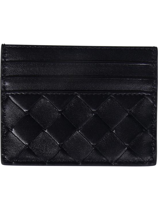 25FW 보테가베네타 명함지갑 796324 VCPP3 8425 BLACK GOLD - BOTTEGA VENETA