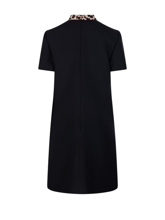 25FW 발렌티노 가라바니 숏 원피스 7B3VAFH51CF BNH NERO ANIMALIER - VALENTINO GARAVANI
