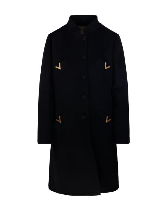 25FW 발렌티노 가라바니 코트 7B3CA7T06JA 0NO NERO