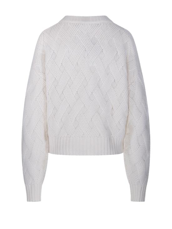 25FW 얼루드 스웨터 17691 40 WHITE - ALLUDE