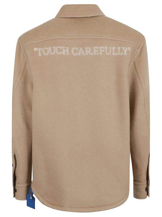 25FW 오프화이트 긴팔 셔츠 OMES01CF25FA B001 6262 DOE - OFF WHITE