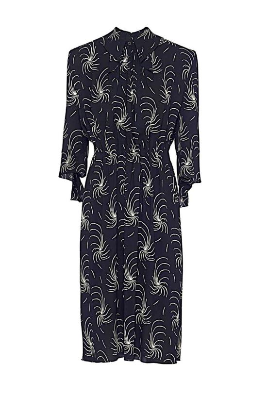 24FW 프라다 미디 원피스 P3M72 S OOO 1446 Nero Black