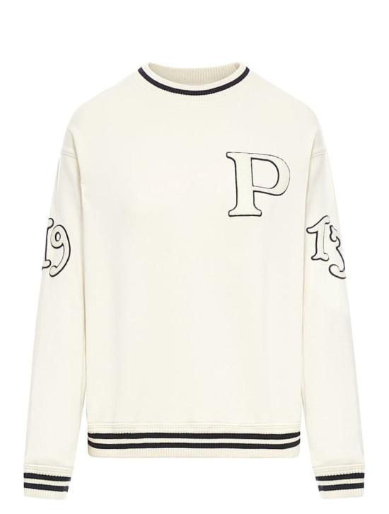 24FW 프라다 긴팔 티셔츠 134709S0001509 Bianco White