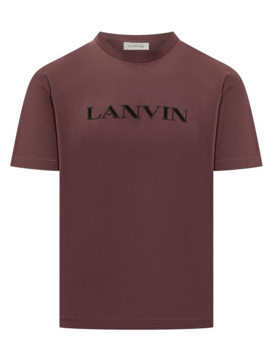 25FW 랑방 반팔 티셔츠 RMTS0012J300H25 355 RED