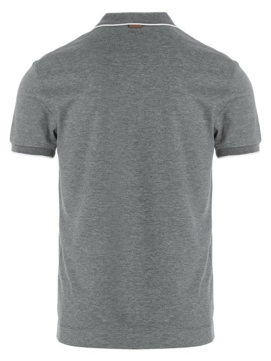  에르메네질도제냐 폴로 티셔츠 E7358A5B746K95 GRAY - ERMENEGILDO ZEGNA