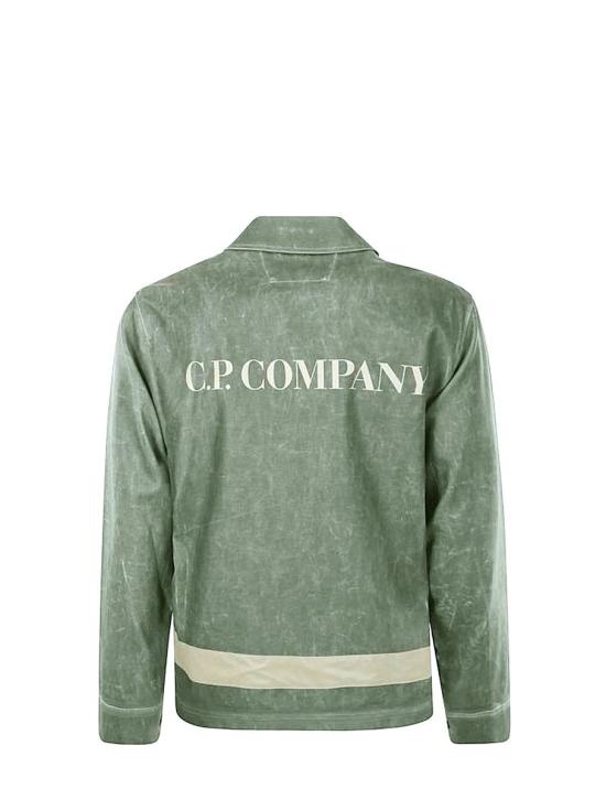 24FW 씨피 컴퍼니 긴팔 셔츠 15CMOW258A006594 Verde Green - C.P. COMPANY