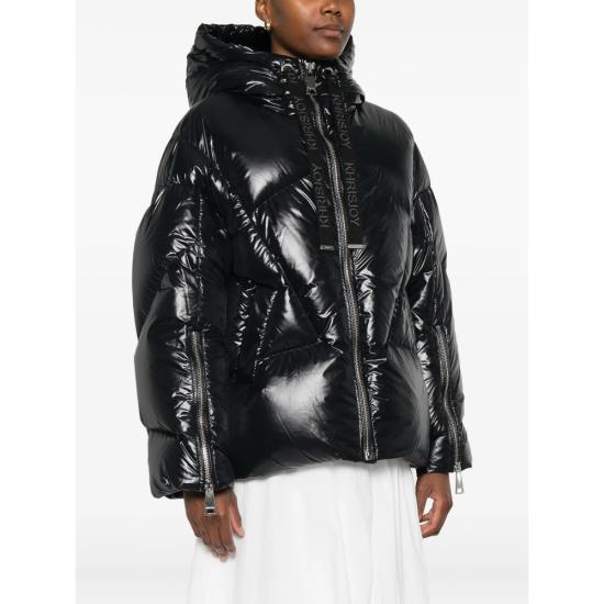 25FW 크리스조이 숏패딩 KWF25R0601 NY0021 BLACK - KHRISJOY