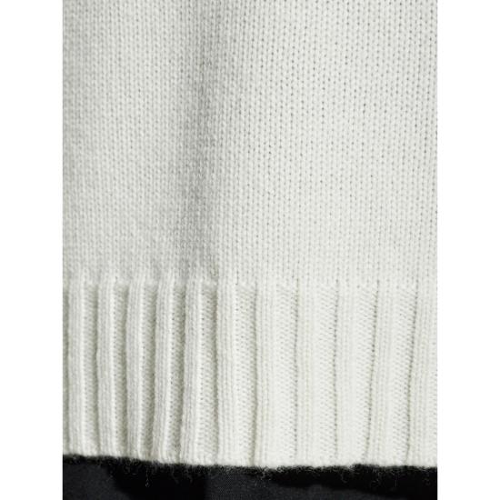 25FW 막스마라 아체티 캐시미어 터틀넥 ACETI 116 004 WHITE - MAX MARA