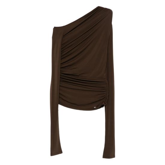 25FW 아미리 블라우스 AWTPLS1006 DKBRO BROWN