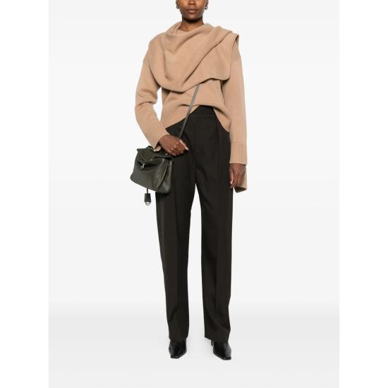 25FW 르메르 스트레이트 팬츠 PA1251 LF1362 BR877 BLACK - LEMAIRE